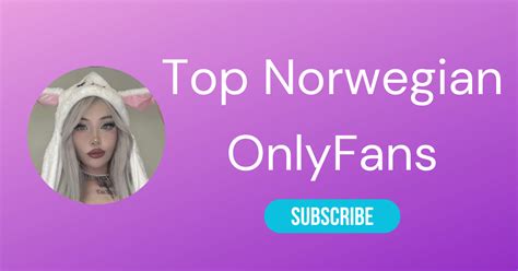 Top 10 Norwegian OnlyFans & Sexiest Norsk OnlyFans